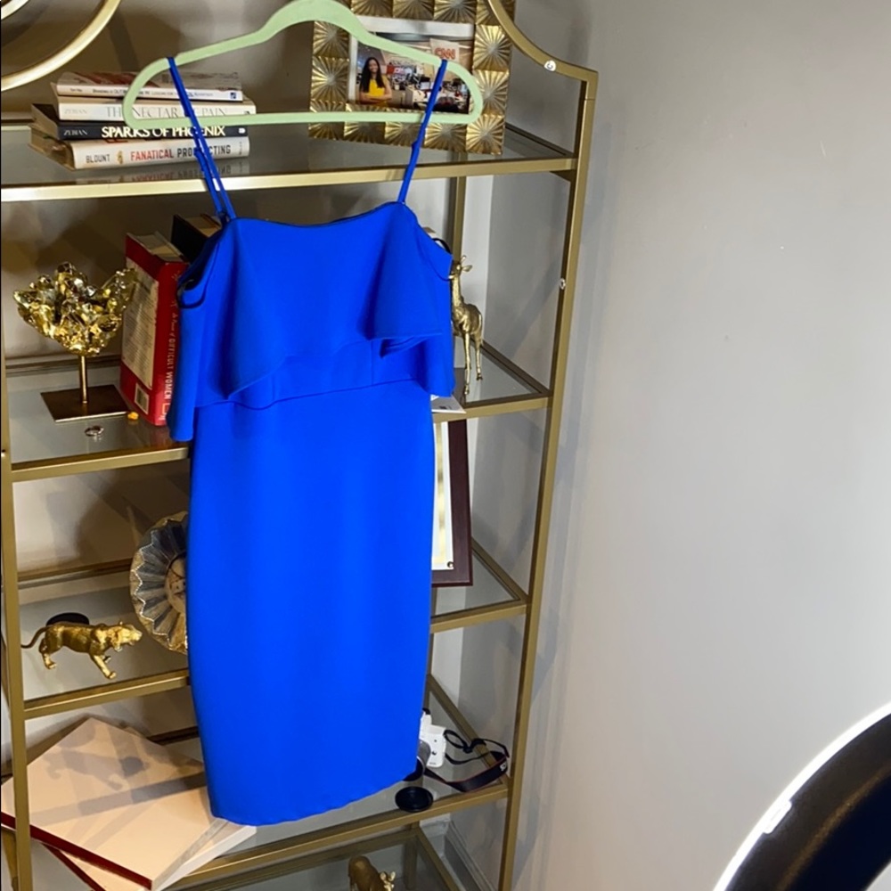 Premier Amour sleeveless midi sheath dress